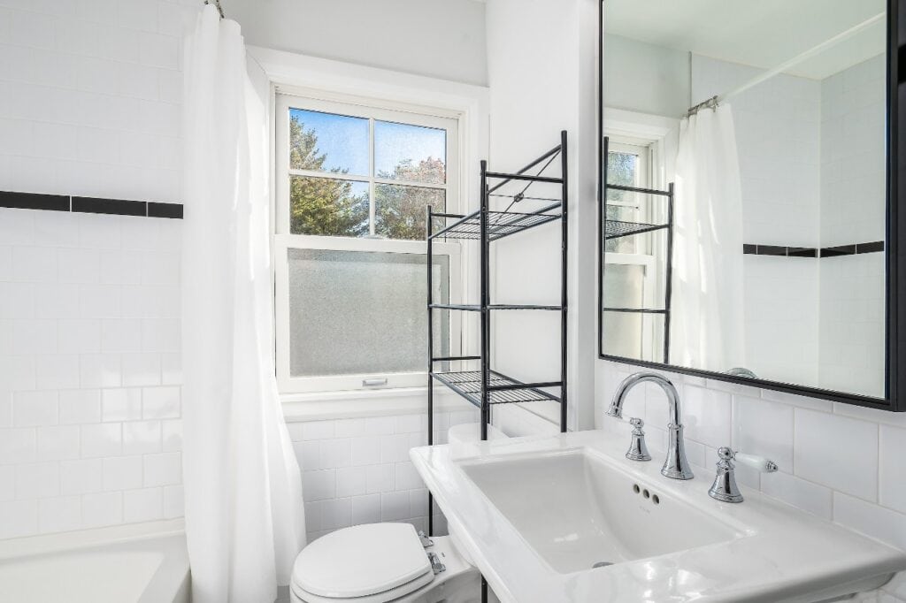 Bathroom Remodel with Common Storage Challenges