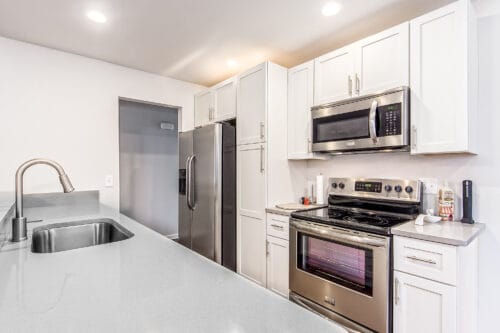 new albany kitchen remodel in simple galley layout from neighboring gahanna