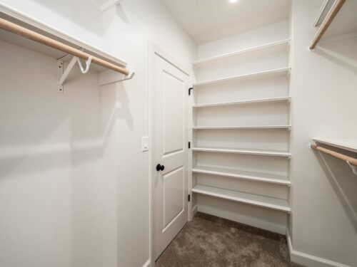 walk in closet inside master bedroom addition in sunbury