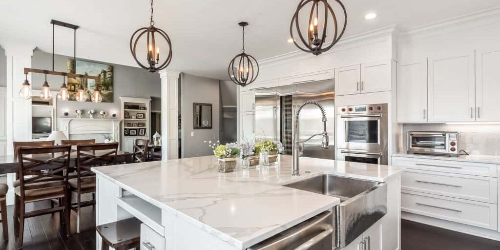 dublin kitchen remodel with custom cabinetry details and appliances