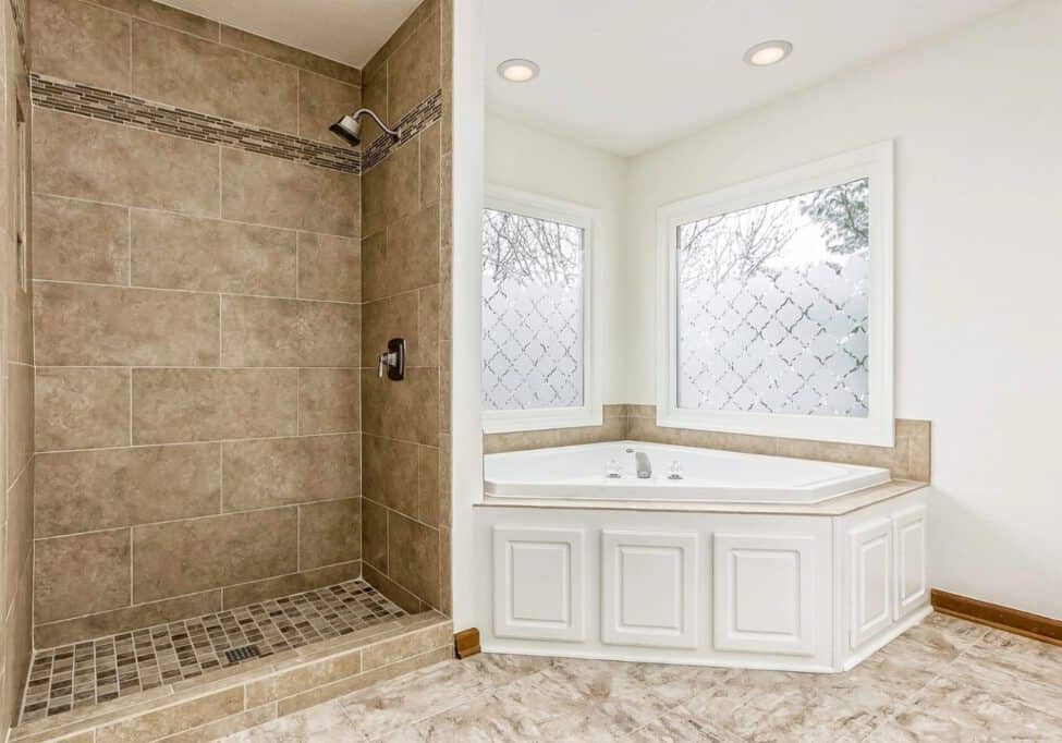 Bathroom Remodel with corner tub